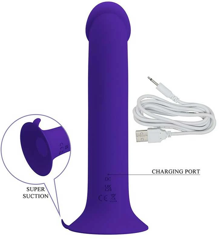 Pretty Love Led „PRETTY LOVE“ – „MURRAY YOUTH“ vibruojantis dildo ir įkraunamas violetinis