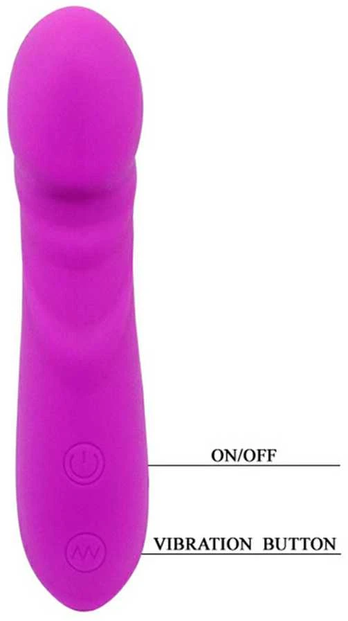 „Pretty Love Slim Classic“ vibratorius universalus, 30 režimų, 14 cm