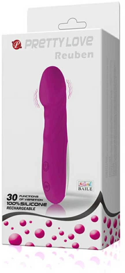„Pretty Love Slim Classic“ vibratorius universalus, 30 režimų, 14 cm