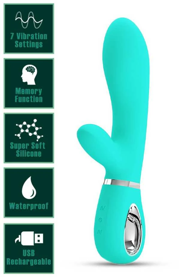 Pretty Love Flirtation GRAŽUOLĖ MEILĖ - THOMAS USB Žalias 7 funkcijų