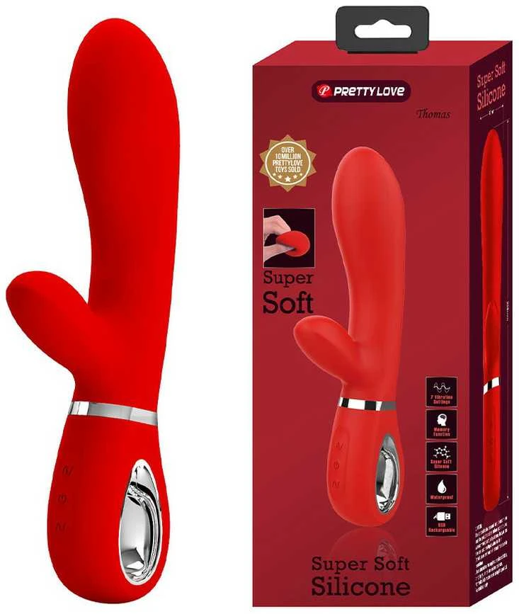 Pretty Love Flirtation GRAŽI MEILĖ - THOMAS USB Raudonas 7 funkcijų