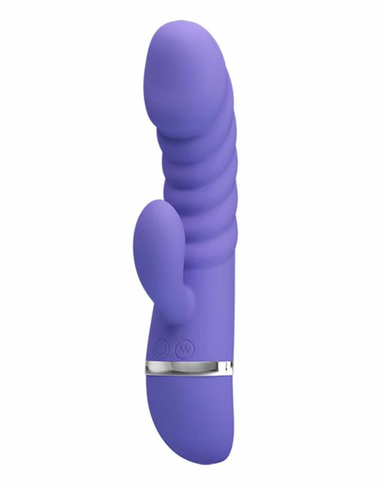Pretty Love Sex vibratorius su klitorio stimuliatoriumi, 7 režimas, 18 cm