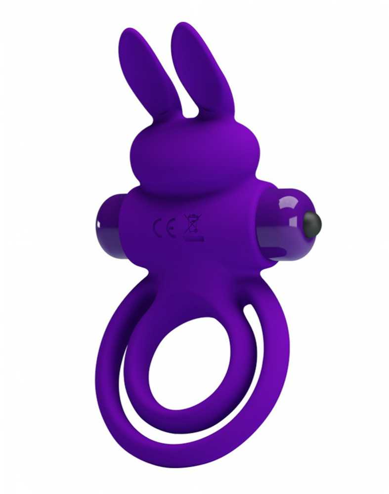 PRETTY LOVE - VIBRANT PENIS RING III 10 Functions Violetinė