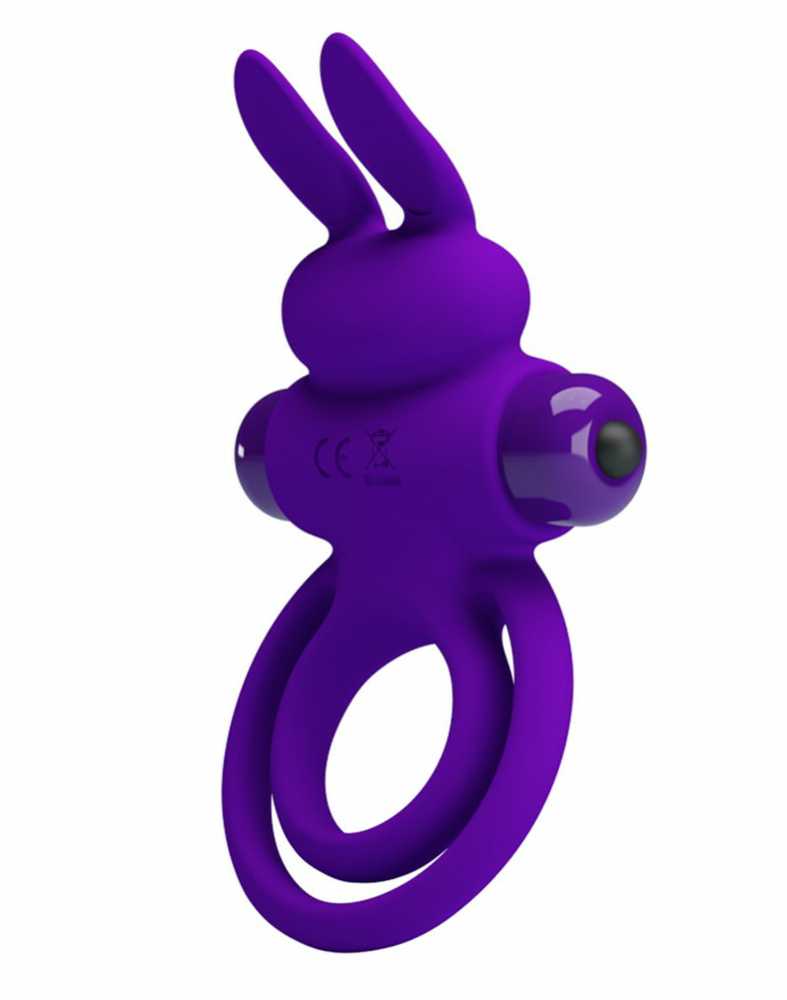 PRETTY LOVE - VIBRANT PENIS RING III 10 Functions Violetinė