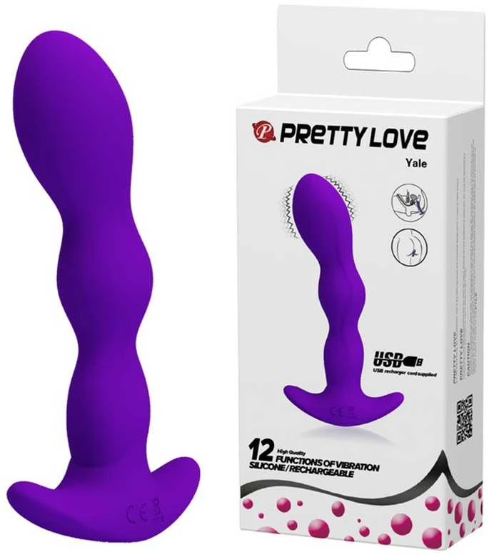 Pretty Love Yale analinis kamštis su pakuote