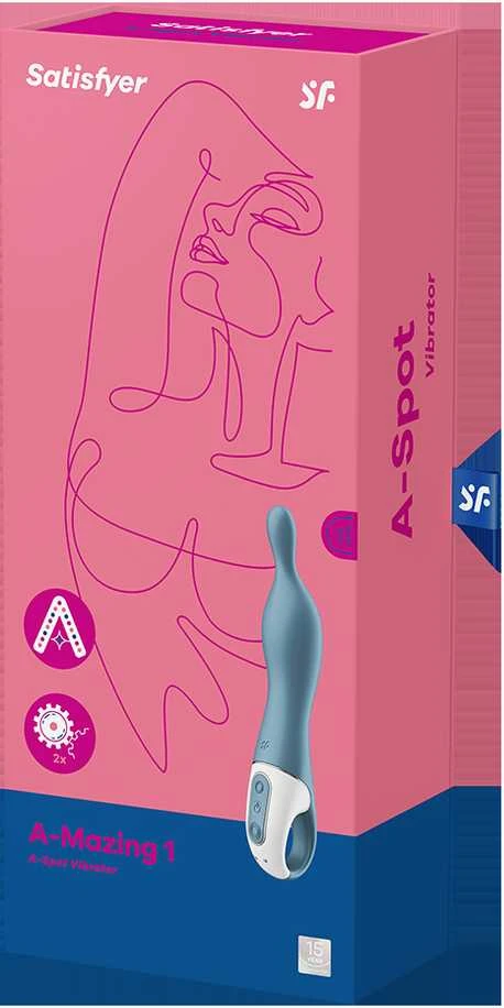 Satisfyer A-Mazing 1 Mėlyna A taško vibratorius