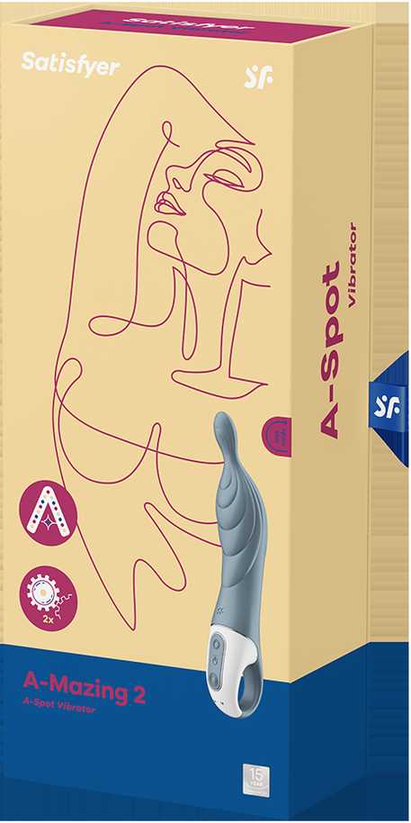 Satisfyer SATISFYER_A-Mazing 2 A-taško vibratorius Pilkas