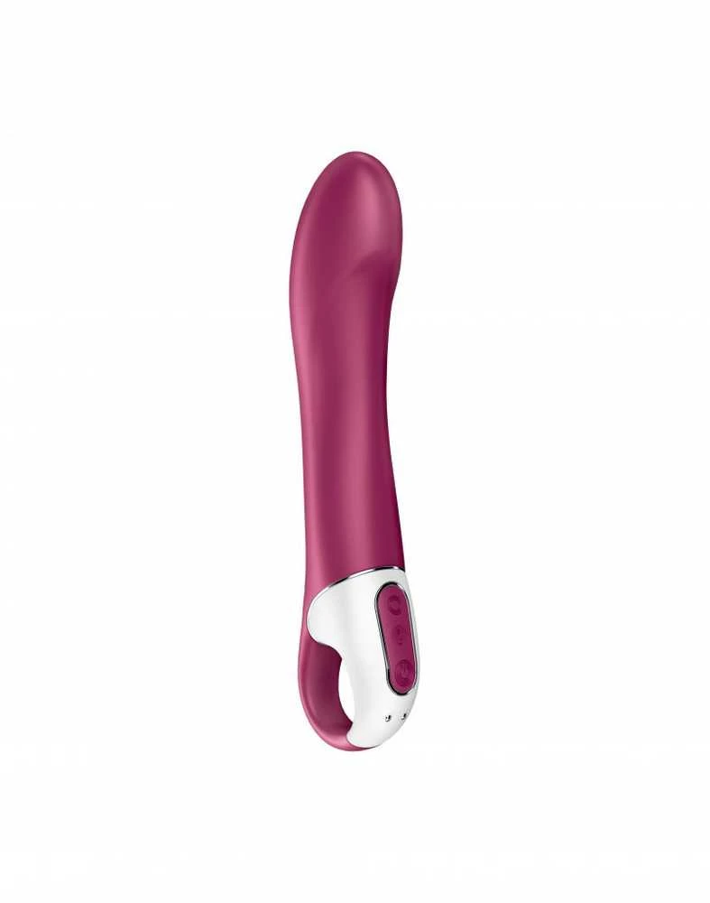Satisfyer Big Heat šildomas violetinis vibratorius