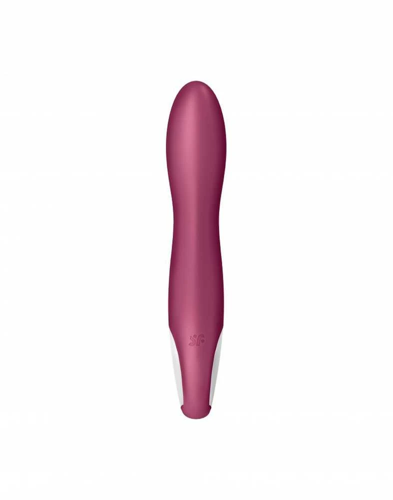Satisfyer Big Heat šildomas violetinis vibratorius