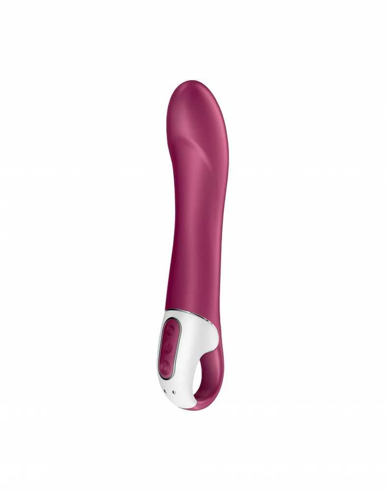 Satisfyer Big Heat šildomas violetinis vibratorius