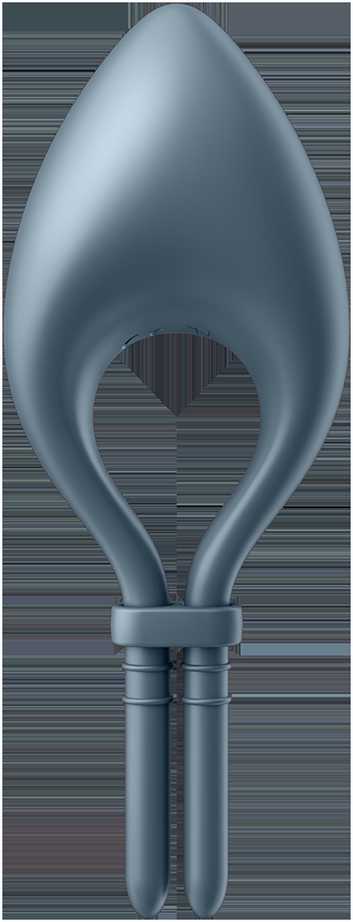 SATISFYER_Bullseye Ring Vibratorius Tamsiai mėlynas