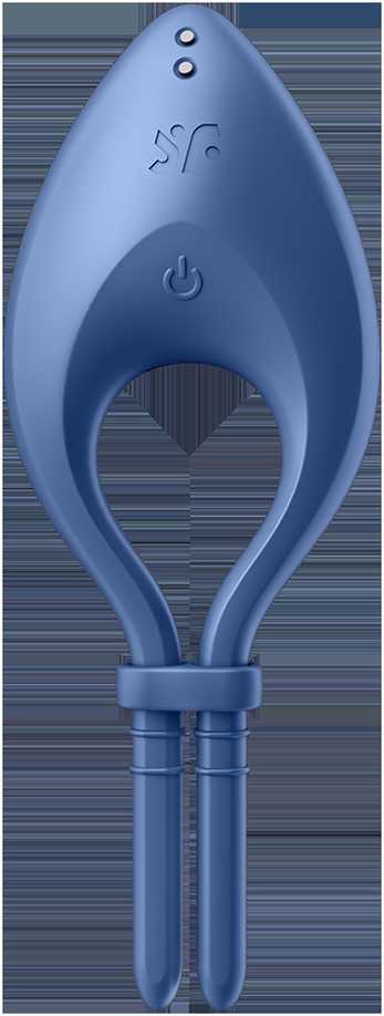 SATISFYER_Bullseye Ring Vibratorius Vibratorius Mėlynas