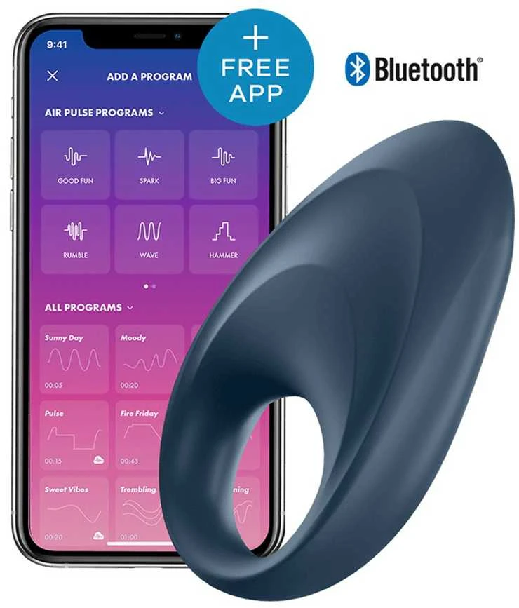 Satisfyer Mighty One vibruojantis gaidžio žiedas