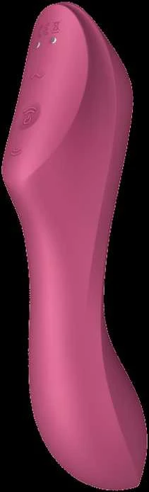 SATISFYER CURVY TRINITY 3 RAUDONAS