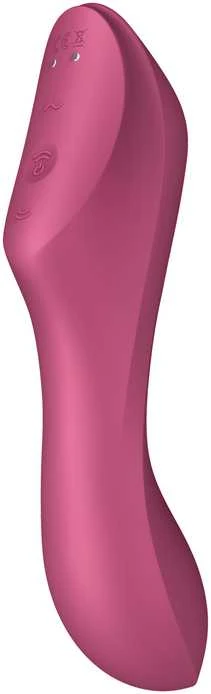 SATISFYER CURVY TRINITY 3 RAUDONAS