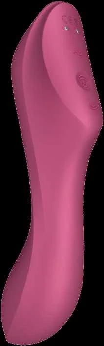 SATISFYER CURVY TRINITY 3 RAUDONAS