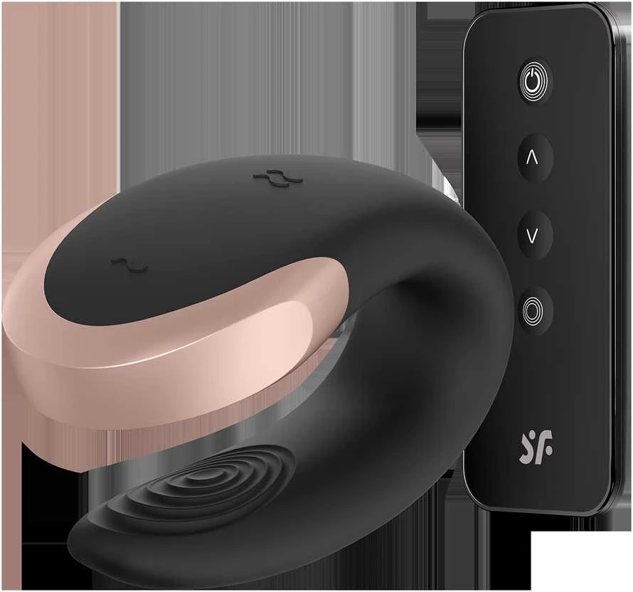 „Satisfyer“ „SATISFIER DOUBLE LOVE CONNECT“ programėlė Juodas