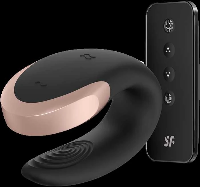 „Satisfyer“ „SATISFIER DOUBLE LOVE CONNECT“ programėlė Juodas