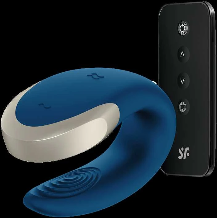 „SATISFYER DOUBLE LOVE CONNECT“ PROGRAMĖLĖ MĖLYNA