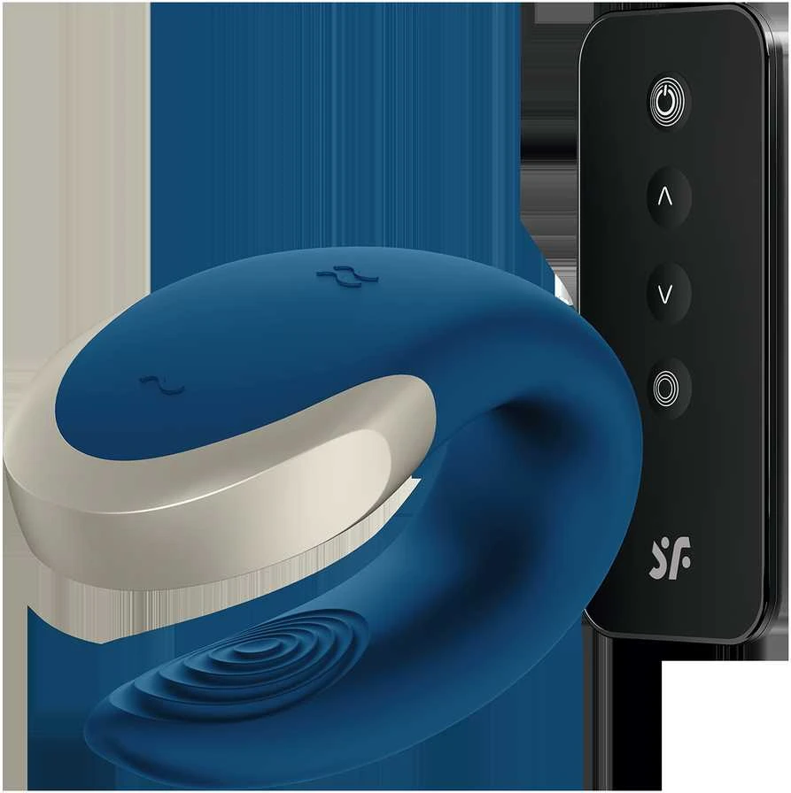 „SATISFYER DOUBLE LOVE CONNECT“ PROGRAMĖLĖ MĖLYNA
