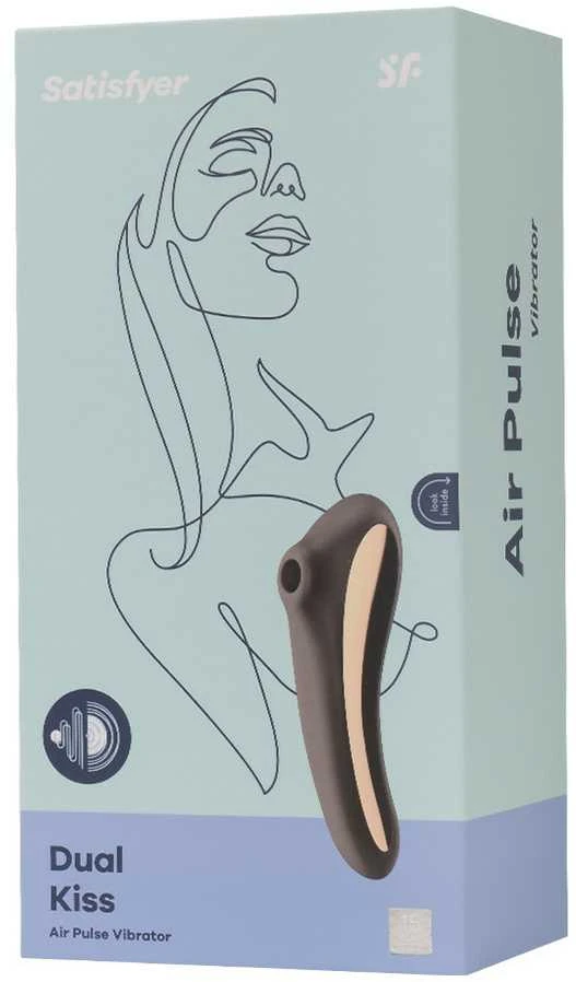 „Satisfyer Dual Kiss“ oro stimuliatorius-vibratorius