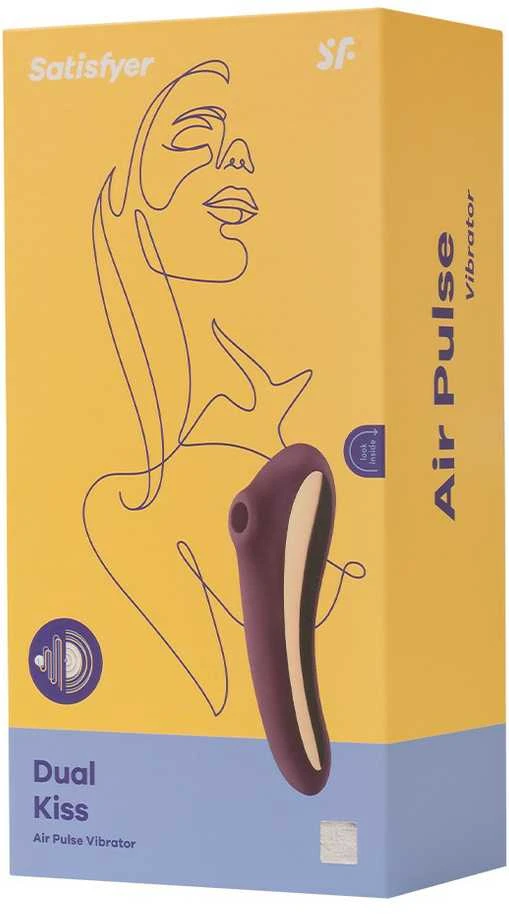 „Satisfyer Dual Kiss“ oro stimuliatorius-vibratorius