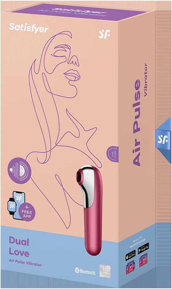 Satisfyer Klitorio masažuoklis-malonininkas dvigubos meilės vibratorius