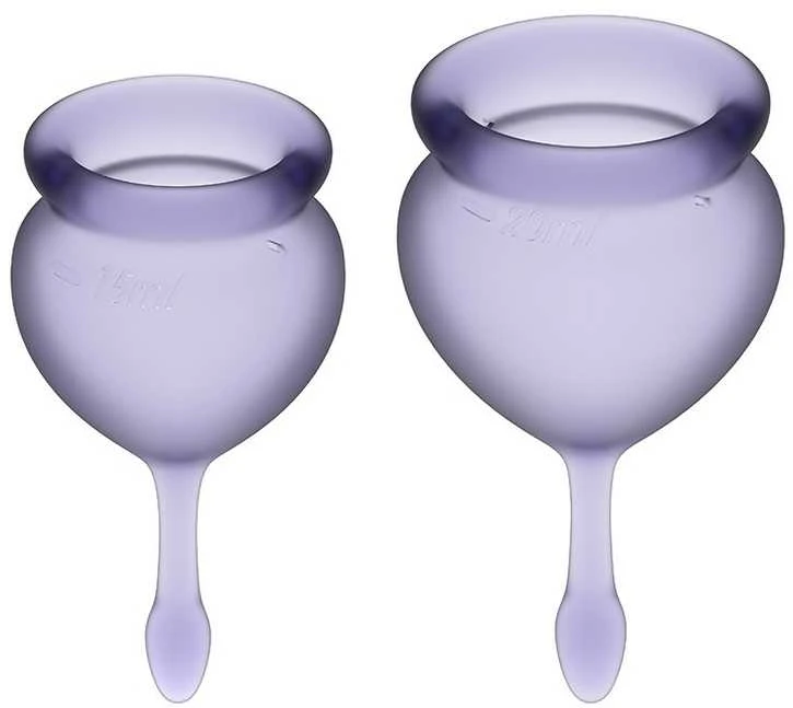 Satisfyer Menstruacijų taurė Fel Good Satisfier (violetinė)