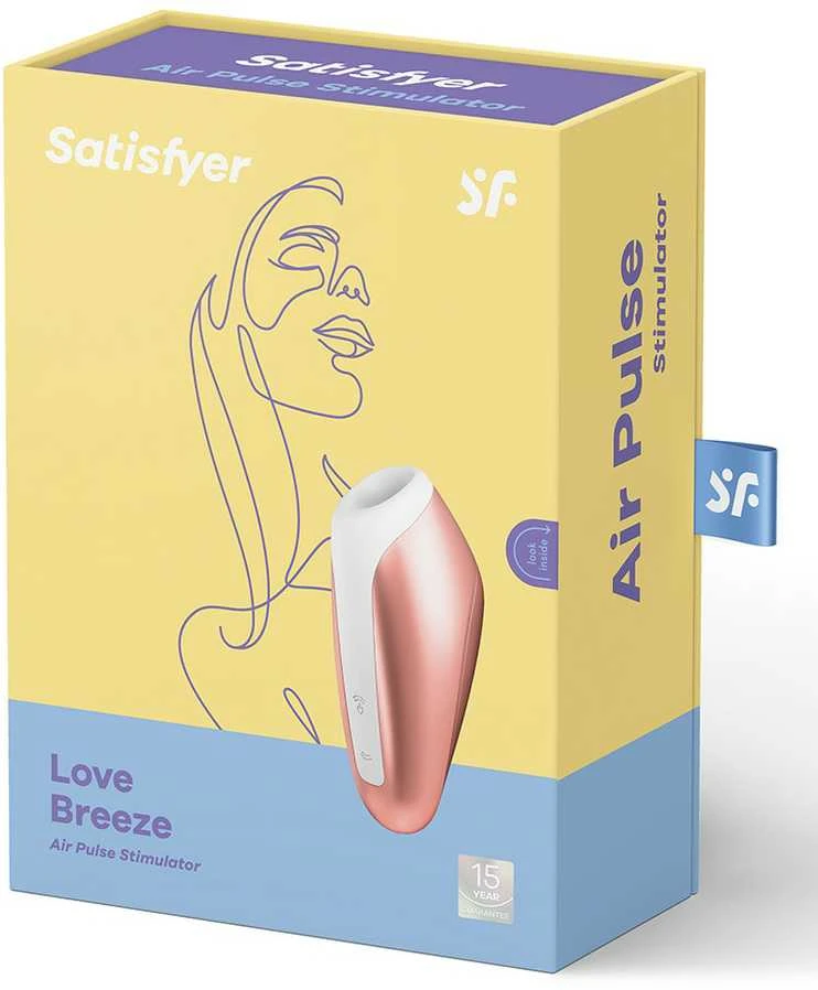 Satisfyer - „Love Breeze“ oro pulso stimuliatorius su variu