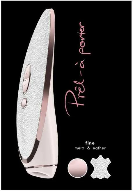 Satisfyer oro impulsų vibratorius Luxury Pret-a-Porter, rožinis auksas