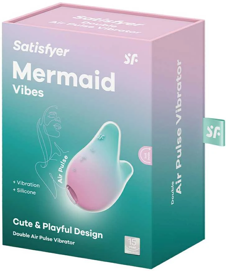 SATISFYER MERMAID VIBES MINT/ROŽINĖ