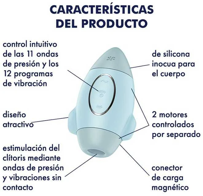 SATISFYER MISIJOS VALDYMAS MĖLYNA