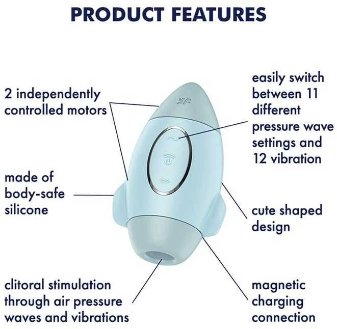 SATISFYER MISIJOS VALDYMAS MĖLYNA
