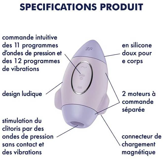 SATISFYER MISSION CONTROL VIOLET