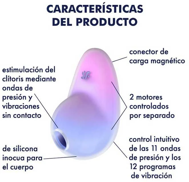 SATISFYER PIXIE DUST VIOLETINĖ ROŽINĖ