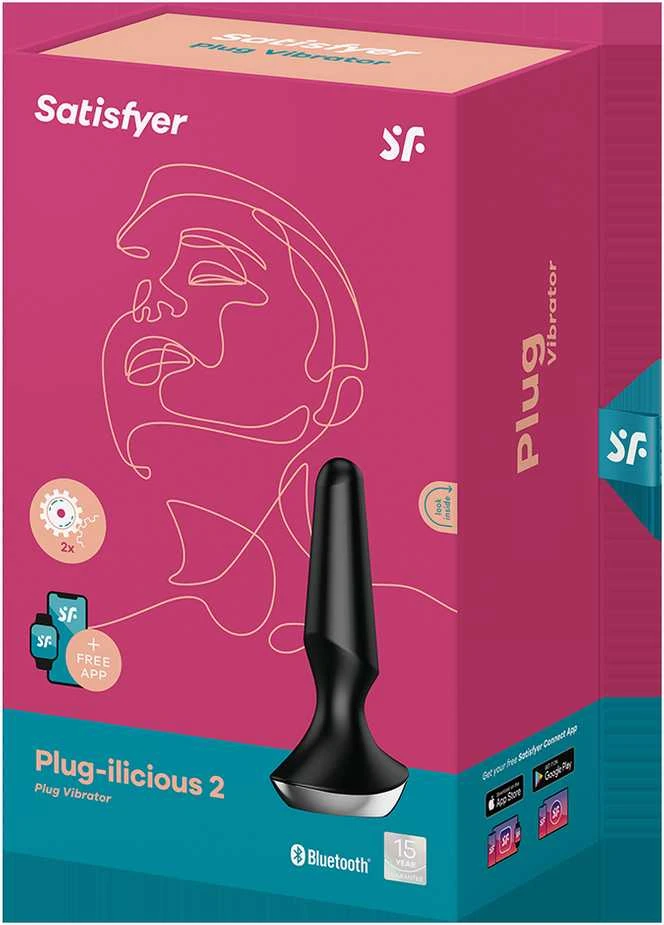 Satisfyer Vibruojantis analinis kamštukas, patenkinantis kamštukas, ilicius 2