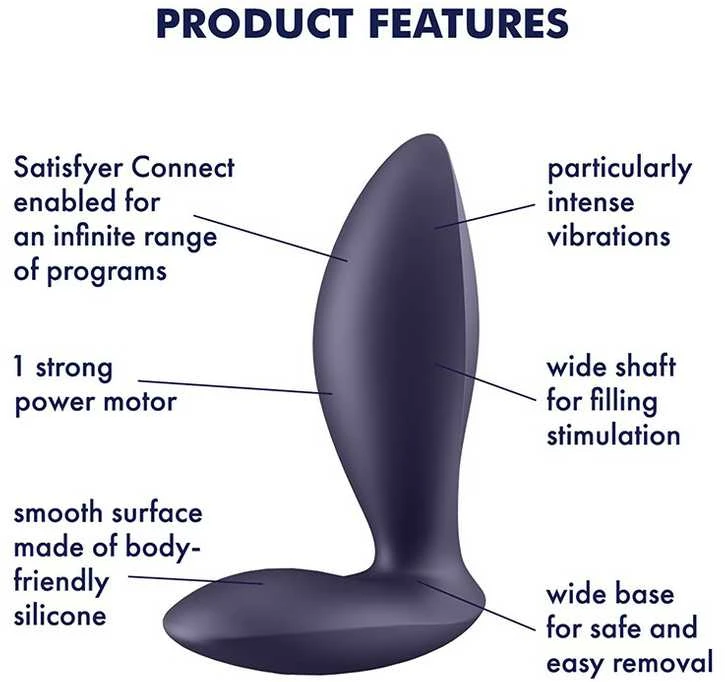 Satisfyer Violetinis analinis vibratorius