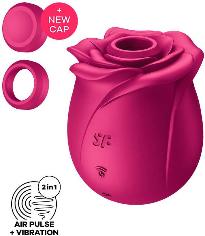 SATISFYER - AIR PULSE PRO 2 CLASSIC BLOSSOM VIBRATOR