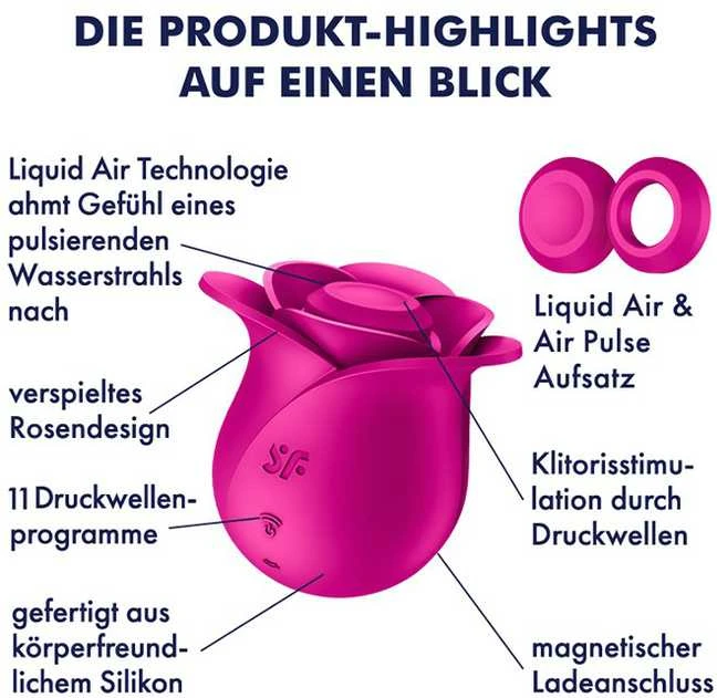 SATISFYER - AIR PULSE PRO 2 MODERN BLOSSOM VIBRATOR