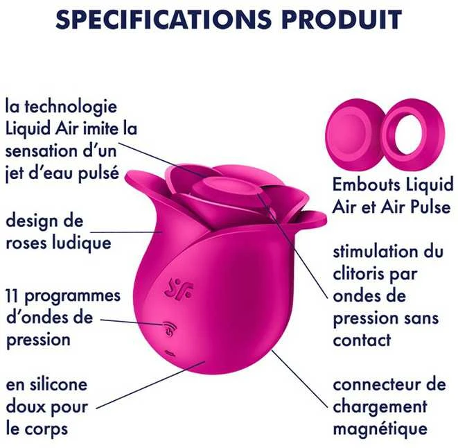 SATISFYER - AIR PULSE PRO 2 MODERN BLOSSOM VIBRATOR