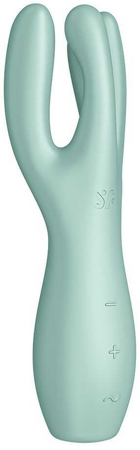 Satisfyer Threesome 3 Mint Dildo