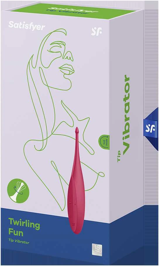Satisfyer Twirling Fun Poppy Raudon vibratorius