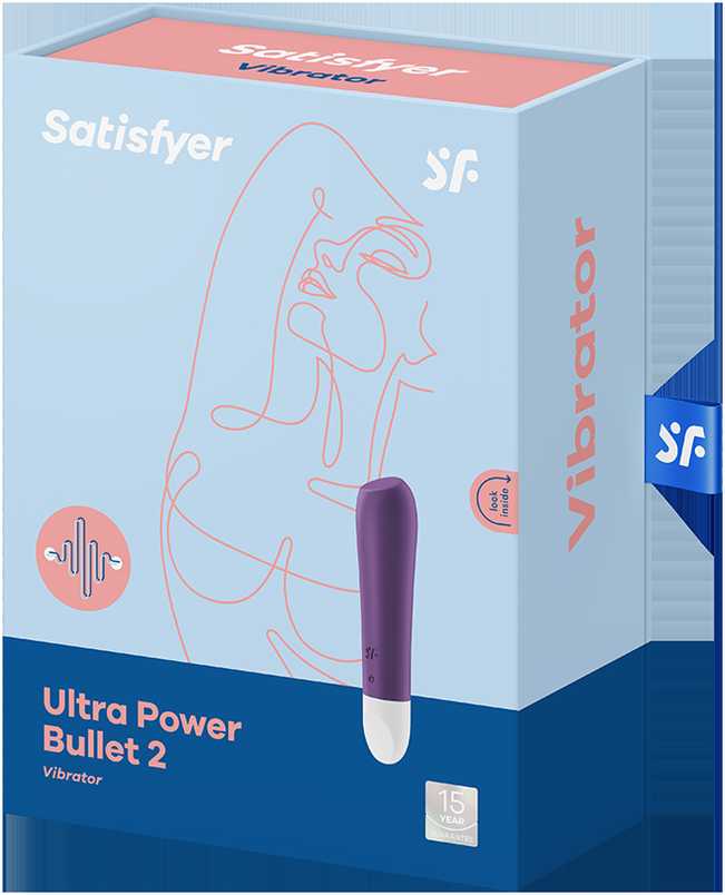 SATISFYER _ Ultra Maitinimo lemputė 2 Vibratorius clitoral stimuliatorius Violetas