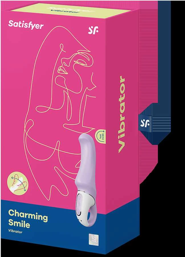 „Satisfyer Charming Smile“ mini vibratorius, skirtas abiem rankoms