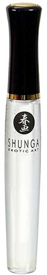Shunga Erotic Art Oralinio malonumo kokosų skonio lūpų blizgis