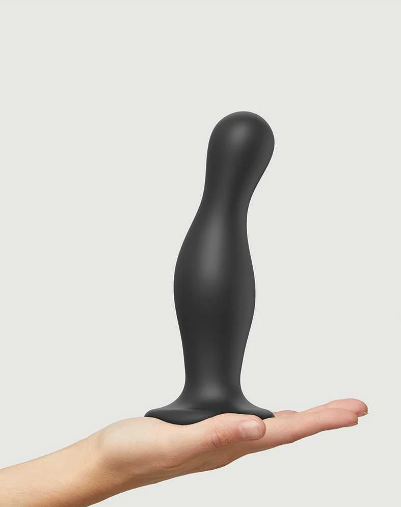 Strap On Me Fancy juoda supaprastintas makšties analinis dildo