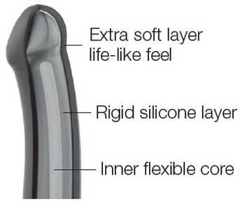 Strap On Me Semi-Real.Dildo M Juodas