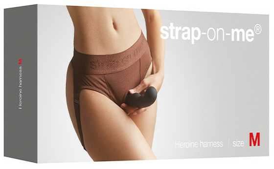 Strap On Me DIRKTAI APAŠINIAI HEROINE - XL - ŠOKOLADAS