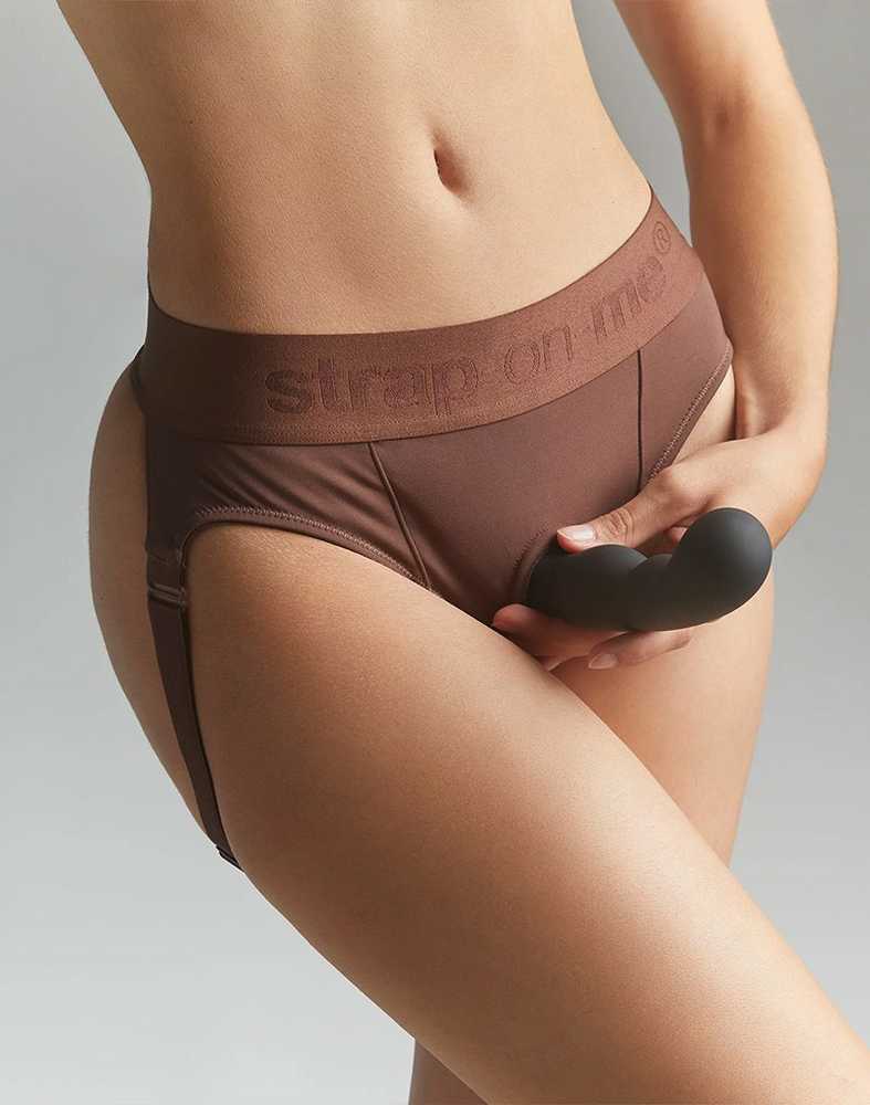 Strap On Me DIRKTAI APAŠINIAI HEROINE - XL - ŠOKOLADAS