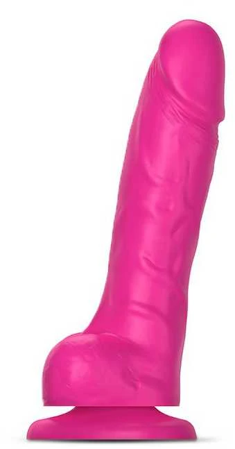 Strap-On-Me – slenkanti oda tikroviška dildo Fuchsia L